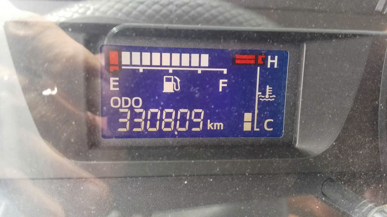 odo xe tải hino FG chở heo